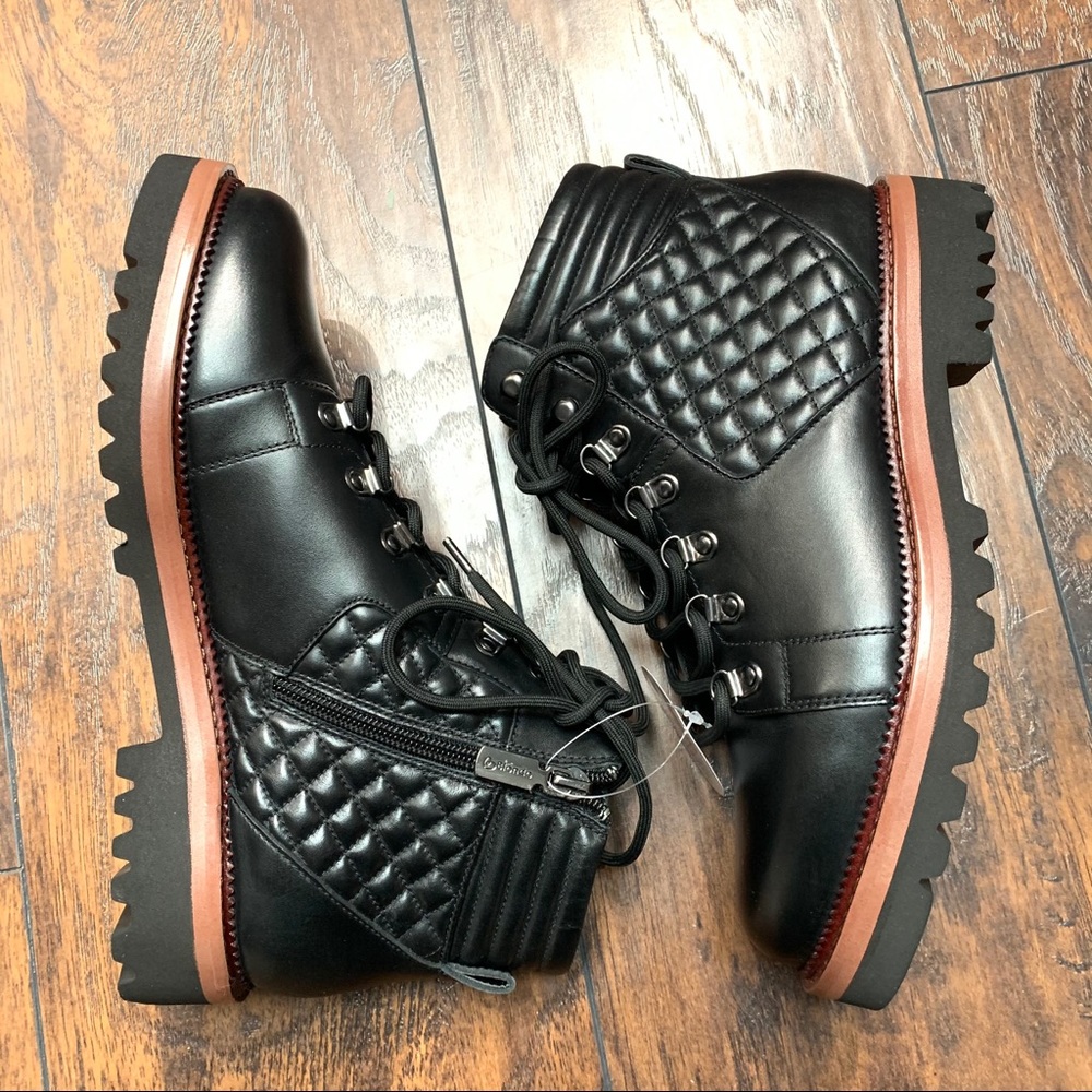 NWT Blondo Helen Waterproof Hiker Boot in Black - Picture 6 of 12